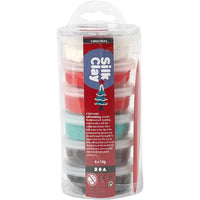 Silk Clay Modelliermasse Weihnachtsedition 6 x 14 g | ARTMIE