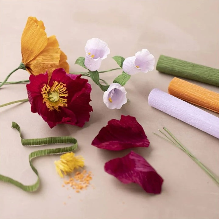 Krepppapier-Blumen-Bastelset – Detailansicht 3 | ARTMIE