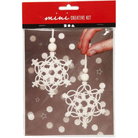 Mini-Kreativ-Set Makramee-Schneeflocken | ARTMIE