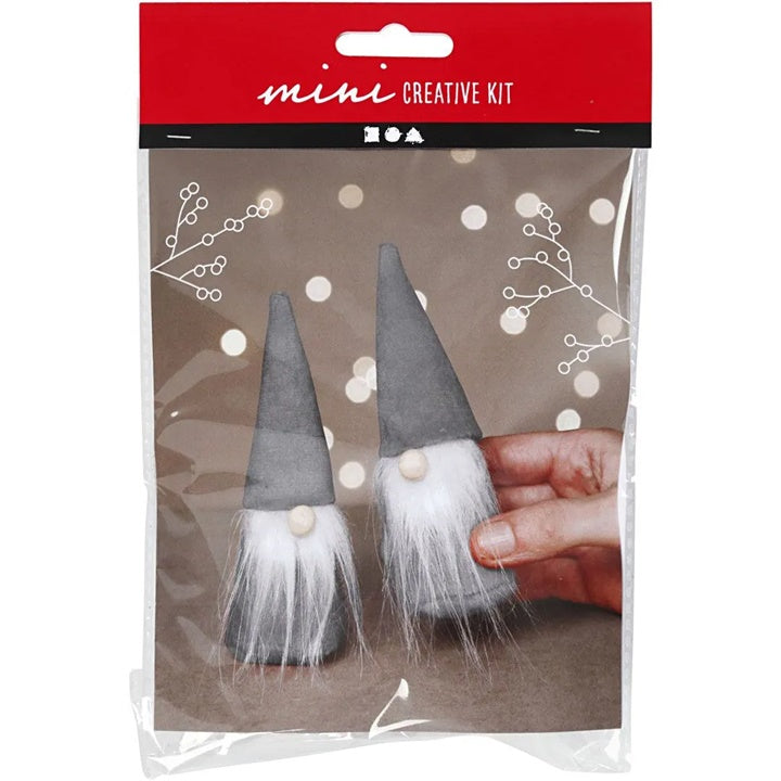 Mini Kreativset Weihnachtswichtel grau | ARTMIE