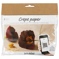 Mini-Kreativ-Set | Mohnblumen aus Krepppapier | ARTMIE
