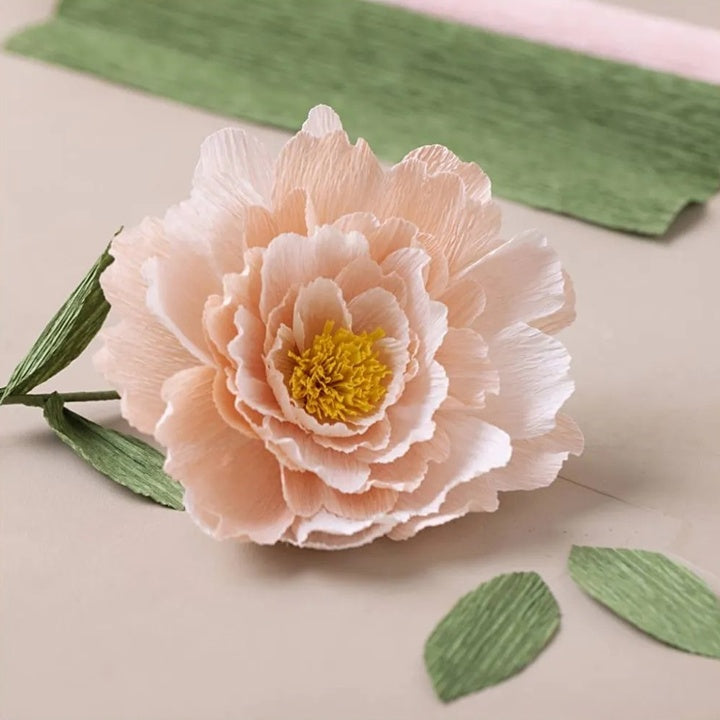Mini-Kreativ-Set | Krepppapier Pfingstrose – Detailansicht 3 | ARTMIE