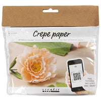 Mini-Kreativ-Set | Krepppapier Pfingstrose | ARTMIE