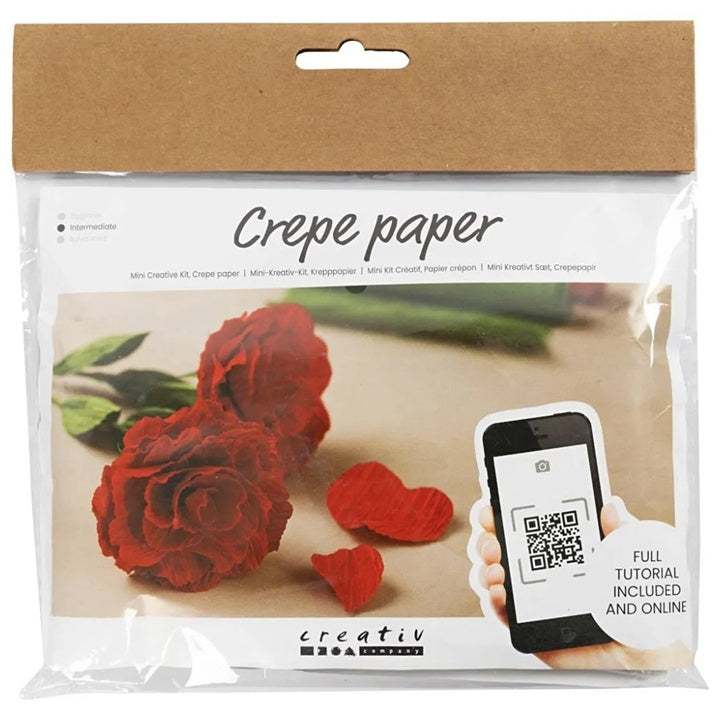 Mini-Kreativ-Set | Krepppapier-Rosen | ARTMIE