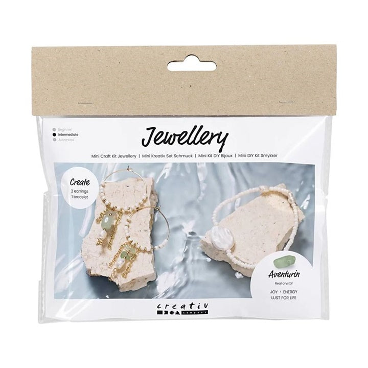 Mini Creative Jewelry Making Kit - Aventurin-Armband und -Ohrringe | ARTMIE