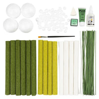 Maxi-Kreativ-Set zur Herstellung von Krepppapierblumen – Detailansicht 4 | ARTMIE