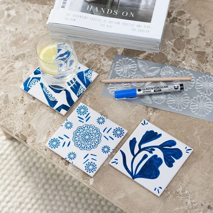 Mini Creative Porzellan Malerei Set - Untersetzer – Detailansicht 6 | ARTMIE