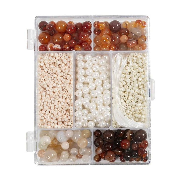 Kreatives Schmuckherstellungsset - Mix Brown – Detailansicht 2 | ARTMIE