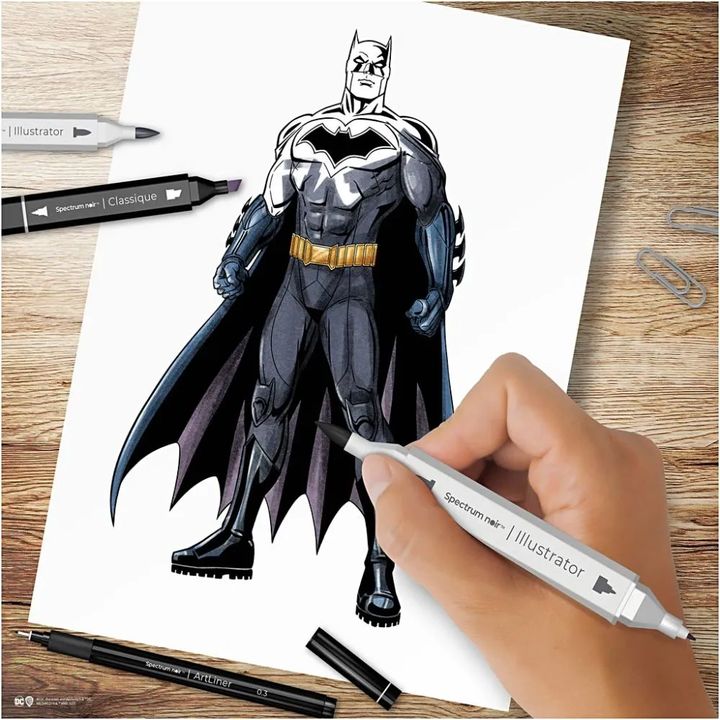 Illustrations-Kunst-Kit BATMAN – Detailansicht 3 | ARTMIE
