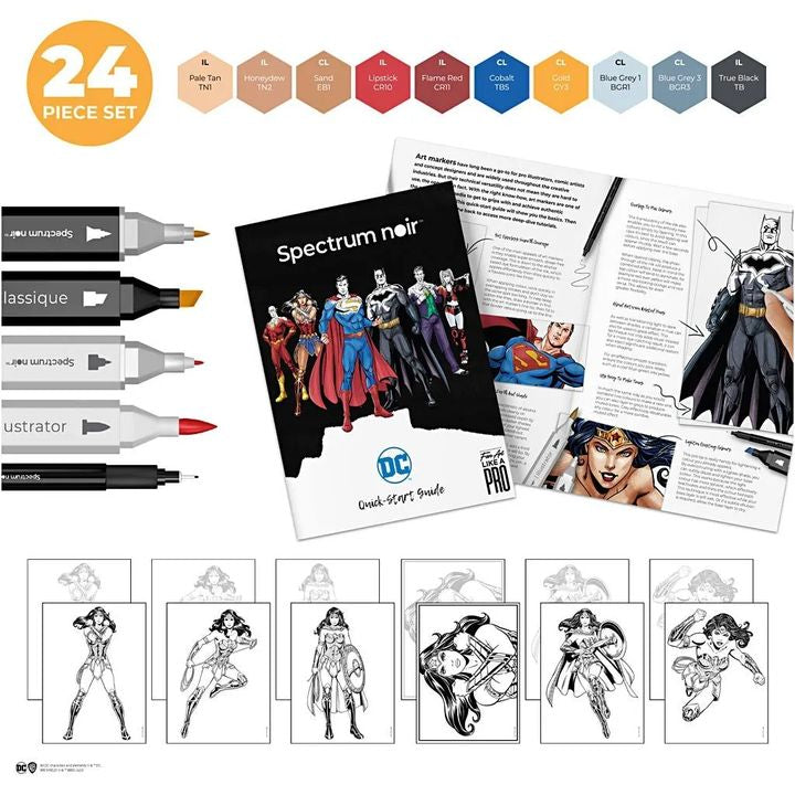 Illustrations-Kunst-Kit WONDER WOMAN – Detailansicht 2 | ARTMIE