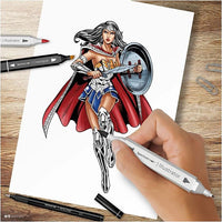 Illustrations-Kunst-Kit WONDER WOMAN – Detailansicht 3 | ARTMIE