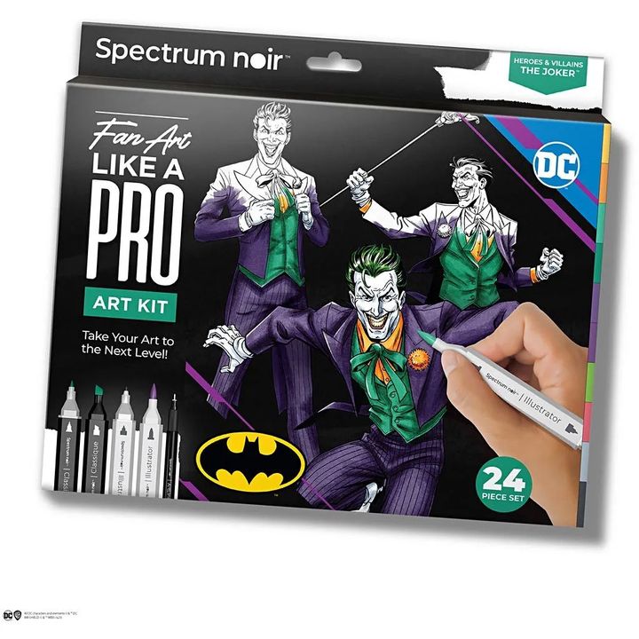 Illustrations-Kunst-Kit HEROES AND VILLAINS : THE JOKER | ARTMIE