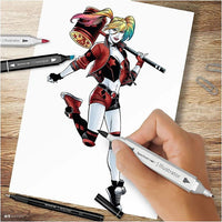 Illustrations-Kunst-Kit HARLEY QUINN – Detailansicht 3 | ARTMIE