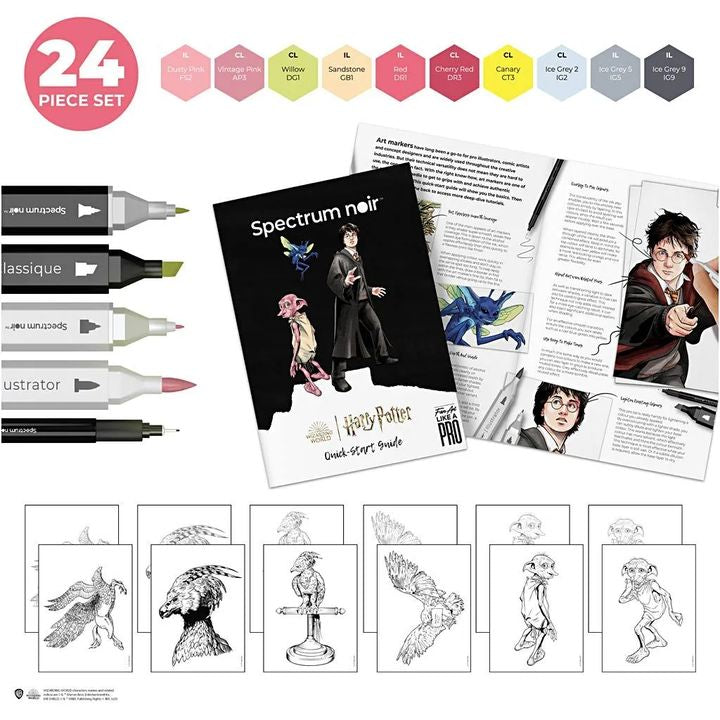 Illustrations-Kunst-Kit HARRY POTTER: MAGICAL COMPANIONS – Detailansicht 2 | ARTMIE