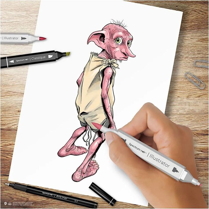 Illustrations-Kunst-Kit HARRY POTTER: MAGICAL COMPANIONS – Detailansicht 3 | ARTMIE