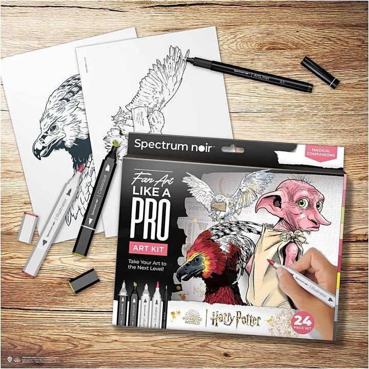 Illustrations-Kunst-Kit HARRY POTTER: MAGICAL COMPANIONS – Detailansicht 4 | ARTMIE