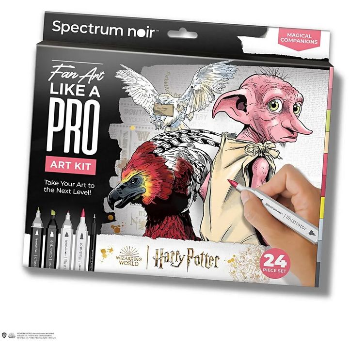 Illustrations-Kunst-Kit HARRY POTTER: MAGICAL COMPANIONS | ARTMIE