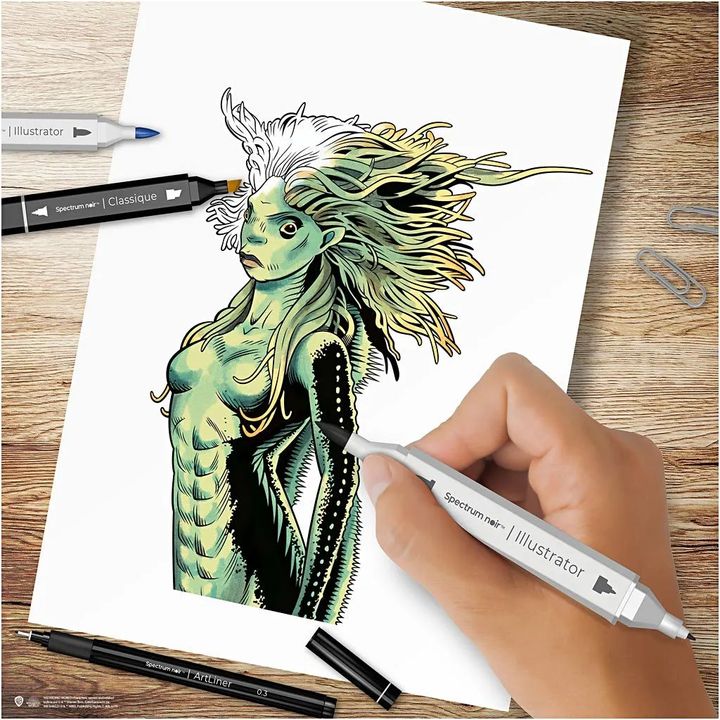 Illustrations-Kunst-Kit HARRY POTTER: MAGICAL CREATURES – Detailansicht 3 | ARTMIE