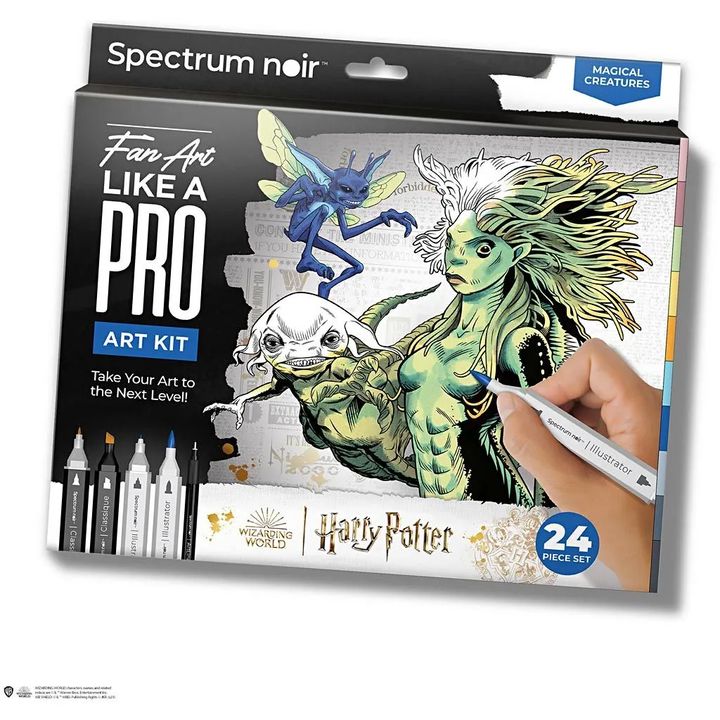 Illustrations-Kunst-Kit HARRY POTTER: MAGICAL CREATURES | ARTMIE