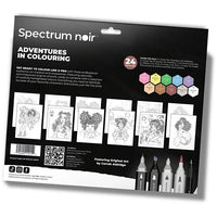 Illustrations-Kunst-Kit ADVENTURES IN COLOURING – Detailansicht 2 | ARTMIE