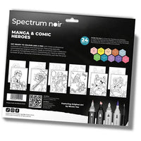 Illustrations-Kunst-Kit MANGA A COMIC HEROES – Detailansicht 2 | ARTMIE