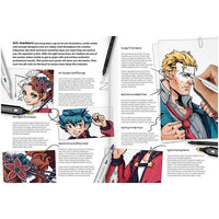 Illustrations-Kunst-Kit MANGA A COMIC HEROES – Detailansicht 3 | ARTMIE