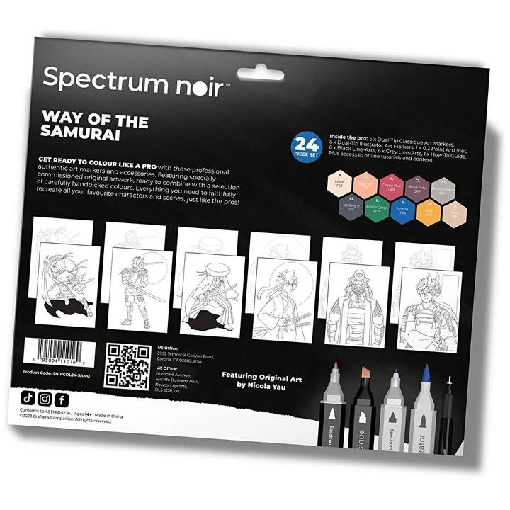 Illustrations-Kunst-Kit WAY OF THE SAMURAI – Detailansicht 2 | ARTMIE