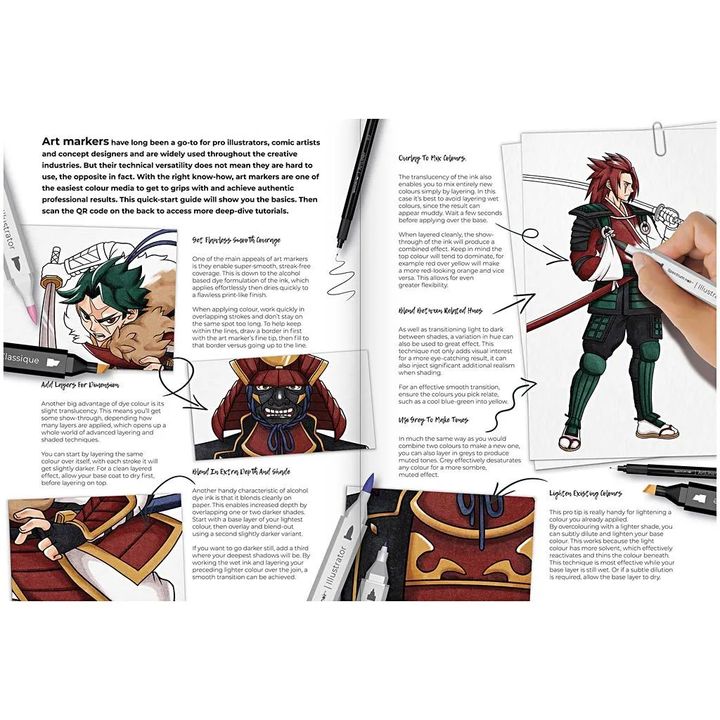 Illustrations-Kunst-Kit WAY OF THE SAMURAI – Detailansicht 3 | ARTMIE