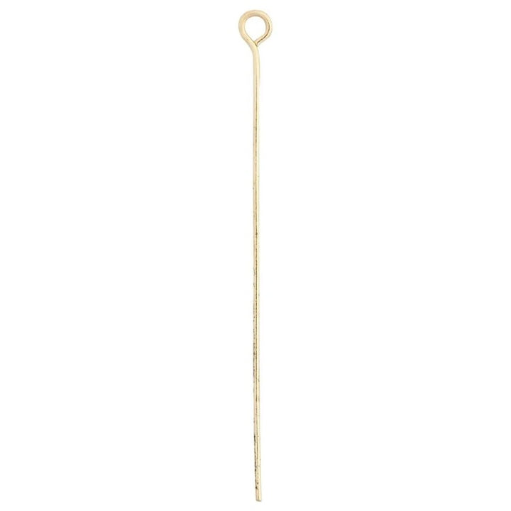 Kettelstifte 50 mm mit Öse – Gold