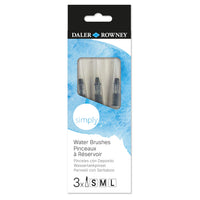 DALER ROWNEY Simply Wassertankpinsel-Set 3 Stk.