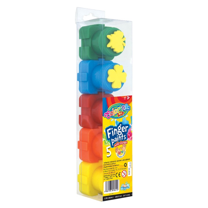 Colorino Fingerfarben mit Stempeln | ARTMIE
