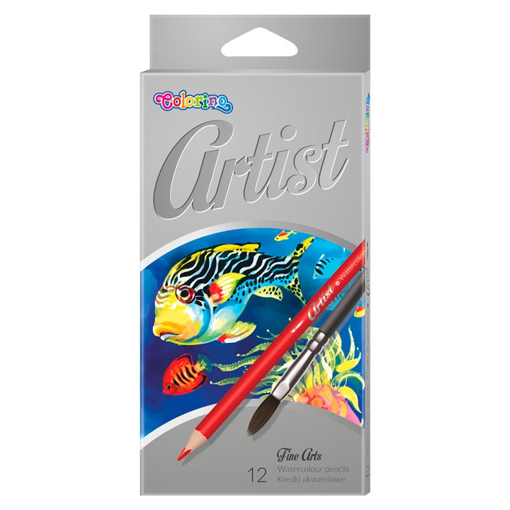 Colorino Artist Aquarellstifte mit Pinsel Set | ARTMIE