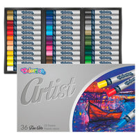 Colorino Artist Runde Ölpastelle - Packung mit 36 Stück | ARTMIE