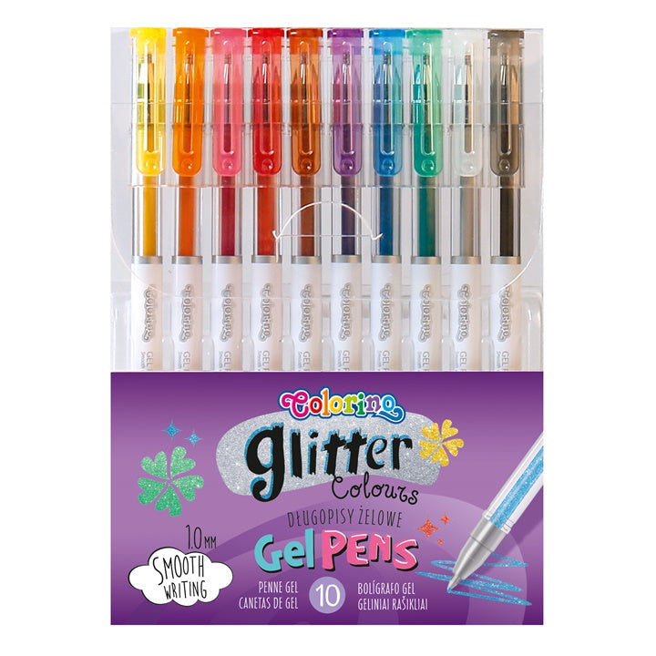 Colorino Glitter Gel Stifte 10er Set | ARTMIE