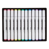 Doppelseitige Pastell Skizzenmarker Colorino Artist 12 Stück – Detailansicht 2 | ARTMIE