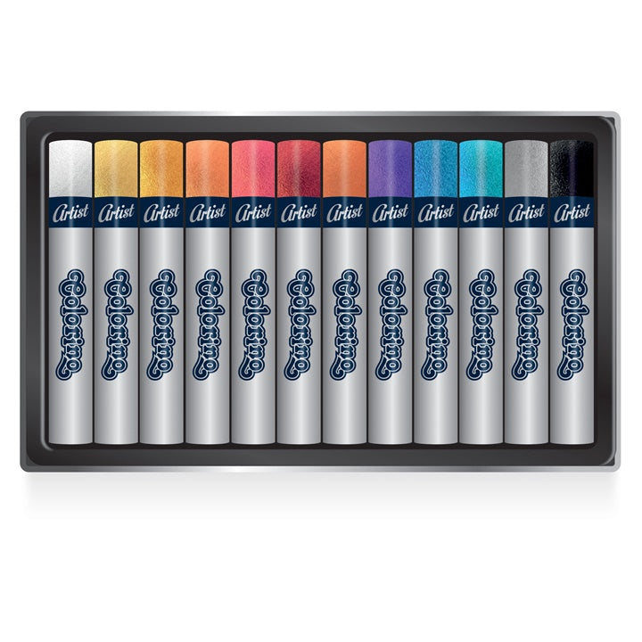 Colorino Künstler Metallic-Ölpastellkreiden – Detailansicht 2 | ARTMIE