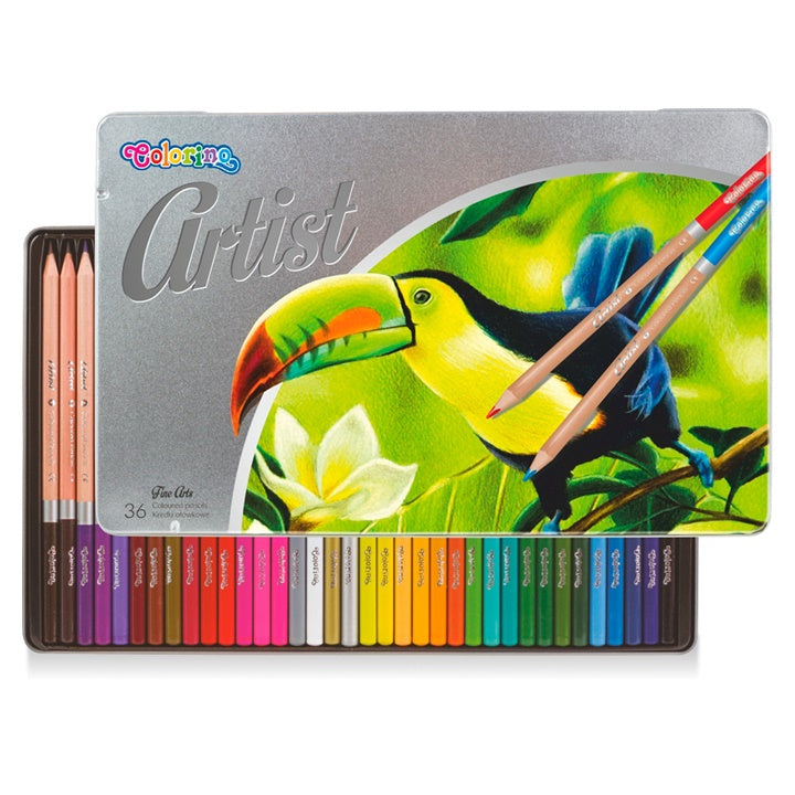 Colorino Artist Buntstifte in Zinnbox - 36er Set | ARTMIE