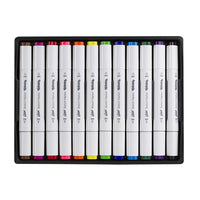 Doppelseitige Skizzenmarker Colorino Artist 12 Stück – Detailansicht 2 | ARTMIE