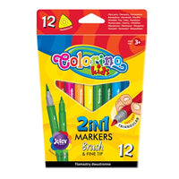 Doppelseitige Marker für Kinder Colorino 12 Stück | ARTMIE