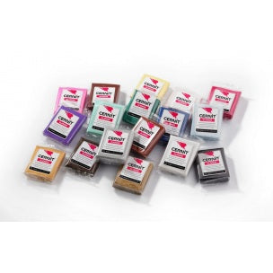 Cernit GLAMOUR Modelliermasse 56g | sortierte Farben | ARTMIE