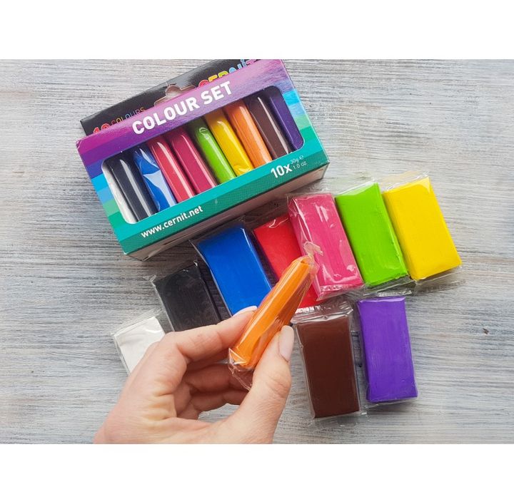 Polymermasse CERNIT NUMBER ONE Satz 10x30g – Detailansicht 2 | ARTMIE