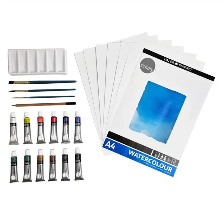 Daler Rowney Aquarellset mit Zubehör 25 Stück – Detailansicht 3 | ARTMIE