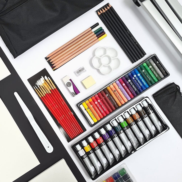 Daler-Rowney Umfassendes Kunstset mit Staffelei - 115 Teile – Detailansicht 6 | ARTMIE