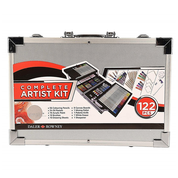 Daler-Rowney Umfassendes Kunstset - 122 Teile | ARTMIE