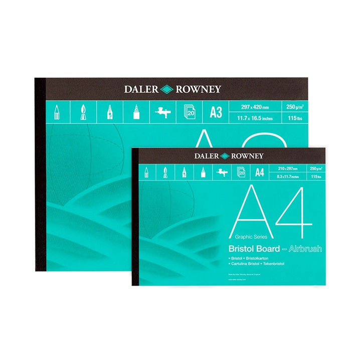 Daler-Rowney Bristol Airbrush Papierblock | ARTMIE