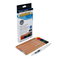 Daler Rowney Aquarellstifte 12er Set mit Wasserpinsel – Detailansicht 2 | ARTMIE