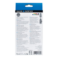Daler Rowney Aquarellstifte 12er Set mit Wasserpinsel – Detailansicht 4 | ARTMIE