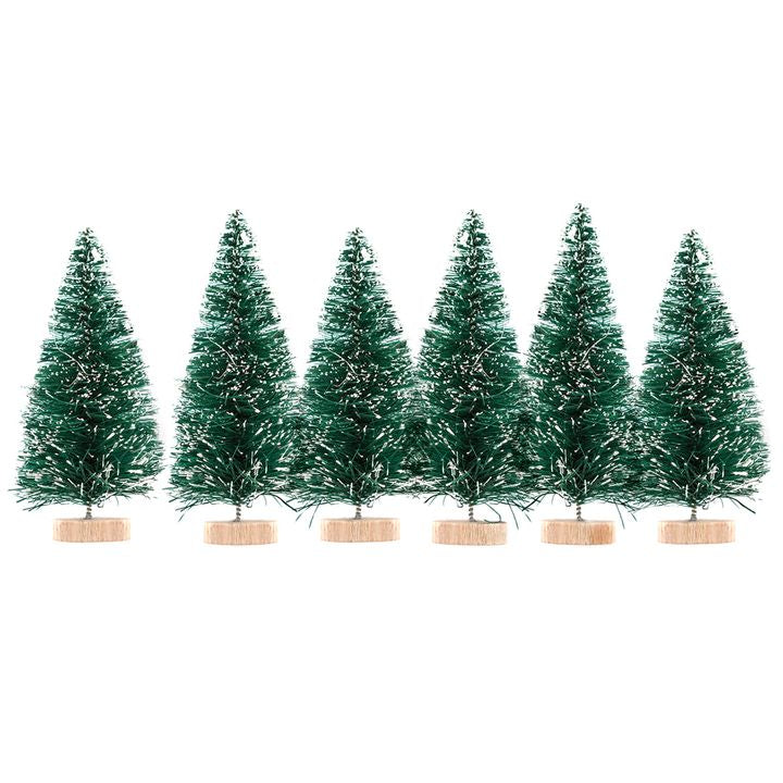 Dekorative Mini-Weihnachtsbäume 6 Stück | ARTMIE