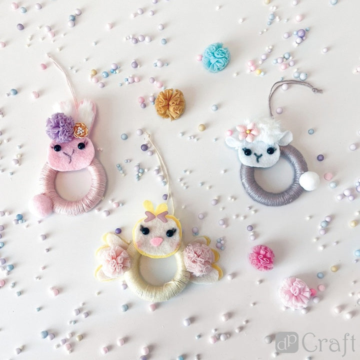 Tüll Pom Poms zum Basteln | 20 Stück, Pastellfarben, 2 cm – Detailansicht 3 | ARTMIE