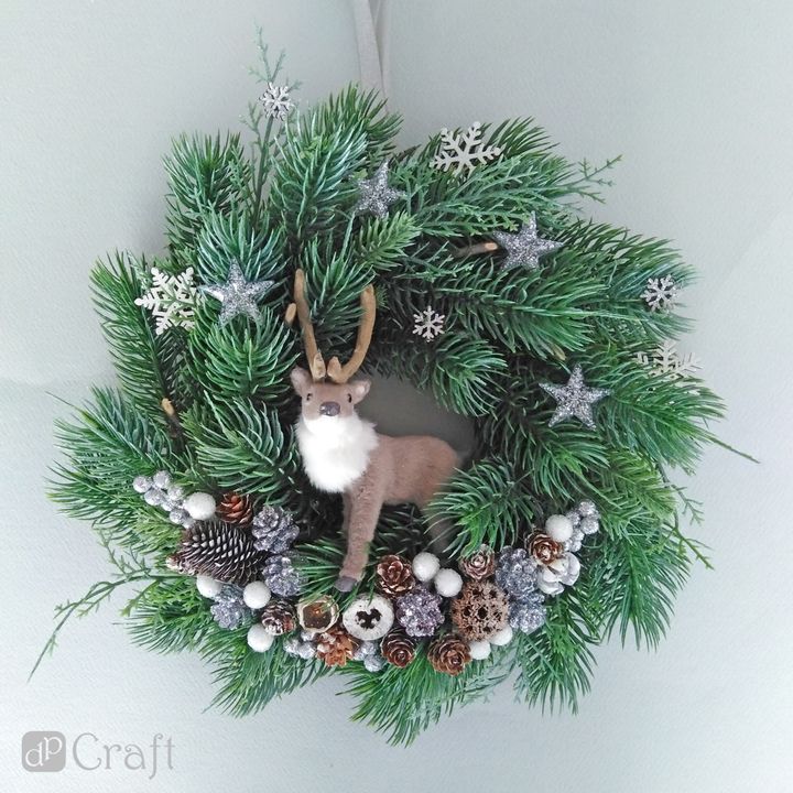 Holzglitzer-Klebeflocken 12 Stück | Weiß – Detailansicht 3 | ARTMIE